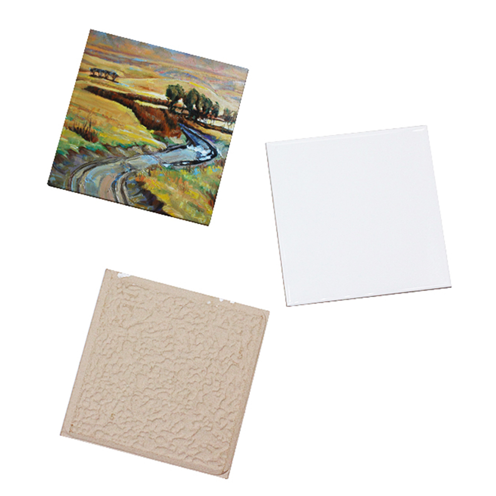 20 szt. pustych białych kwadra – Ceramic Tile Blank recenzja i cena