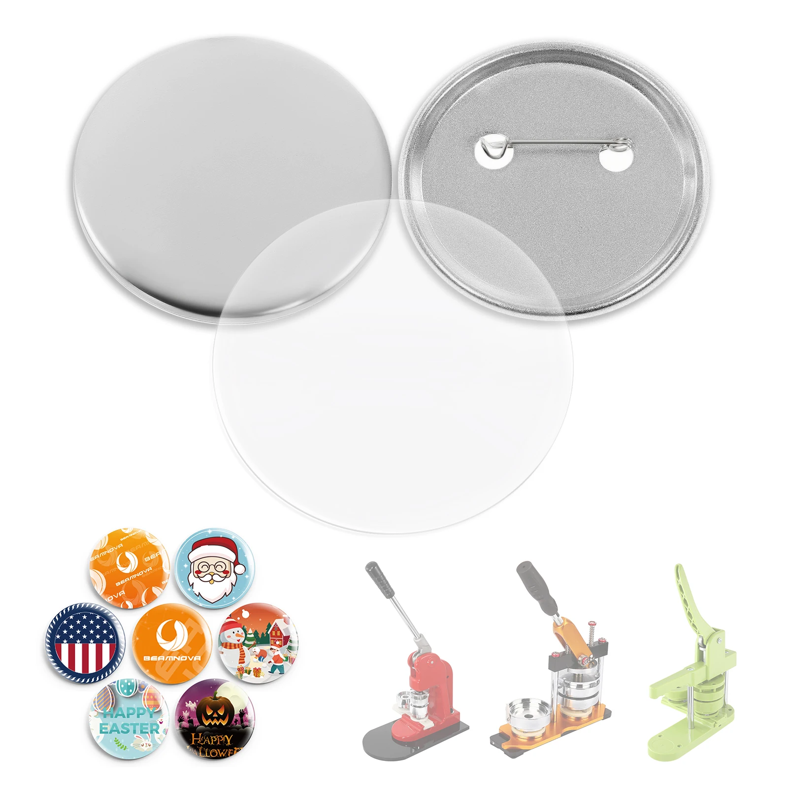100 zestawów 58mm pustych przy – Button Badge Blank recenzja i cena