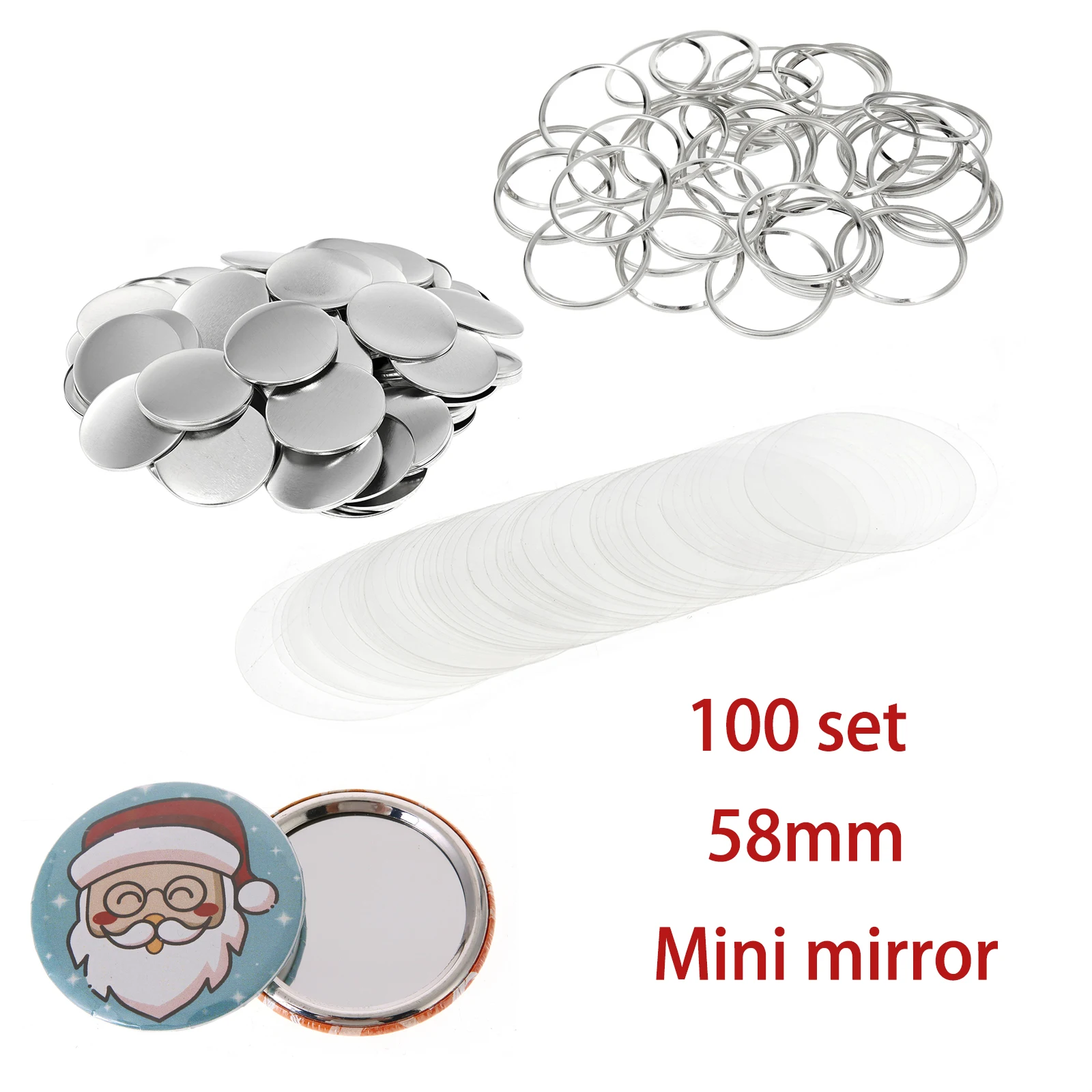 100 zestawów 58mm pustych przy – Button Badge Blank recenzja i cena